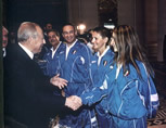 Manuela premiata dal Presidente Ciampi